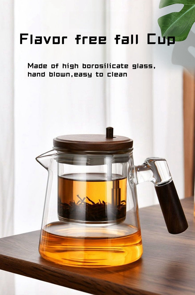 Press type tea water separation kettle