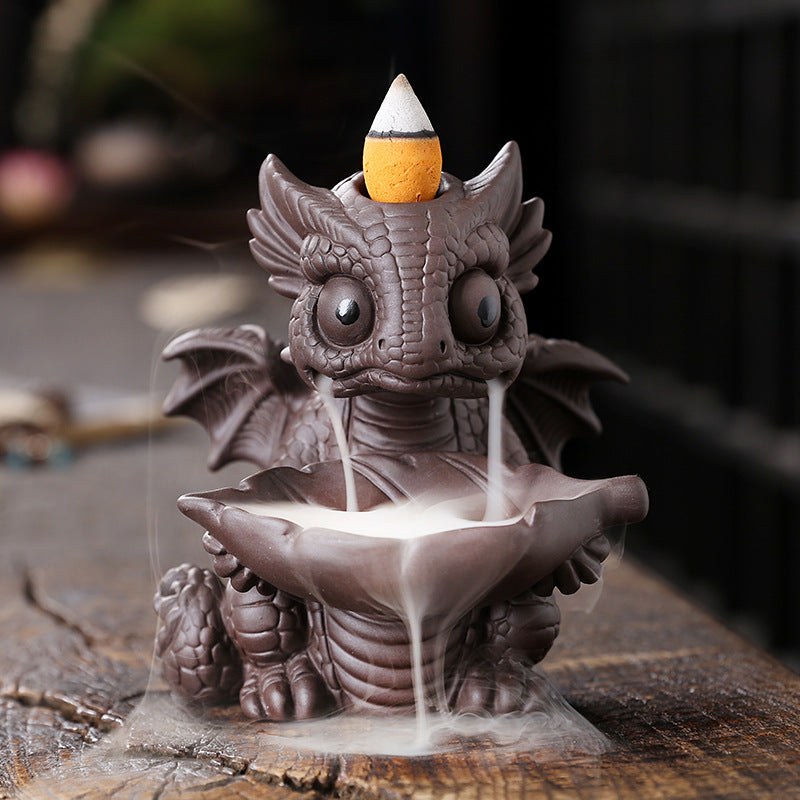 Baby Dinosaur Reverse Flow Incense (Includes a Pack of Incense Materials)