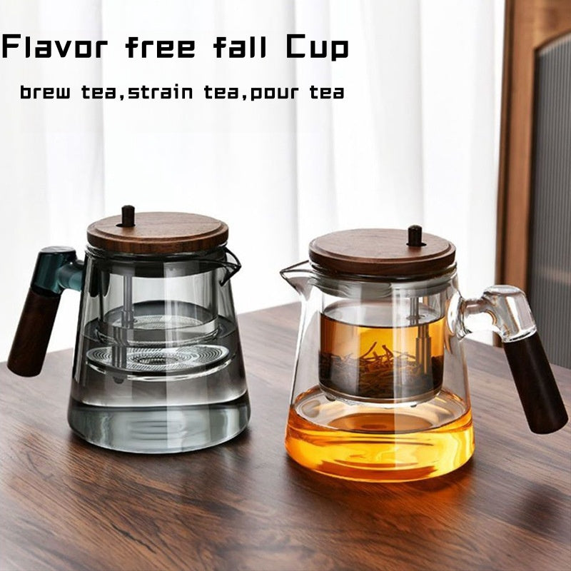 Press type tea water separation kettle