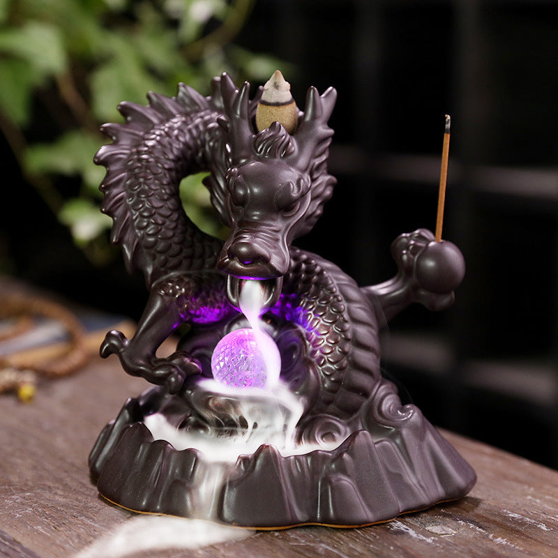 Dragon Chanting Reverse flow Incense(Includes a Pack of Incense Materials)