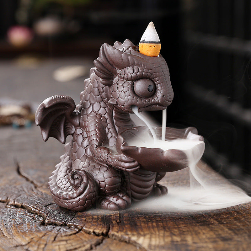 Baby Dinosaur Reverse Flow Incense (Includes a Pack of Incense Materials)