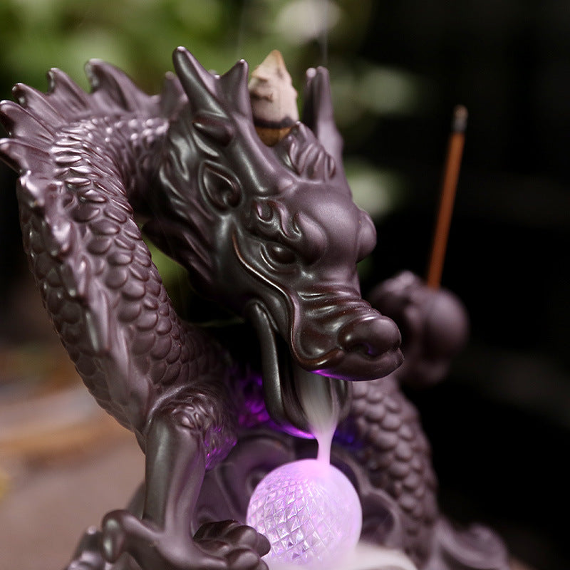 Dragon Chanting Reverse flow Incense(Includes a Pack of Incense Materials)