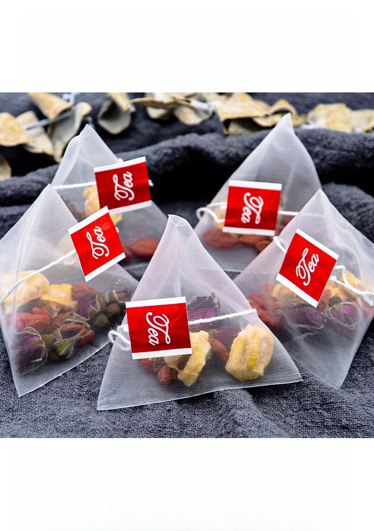 Three packets of rose, wolfberry and monk fruit tea