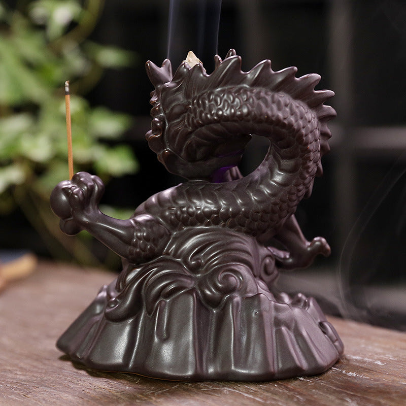 Dragon Chanting Reverse flow Incense(Includes a Pack of Incense Materials)