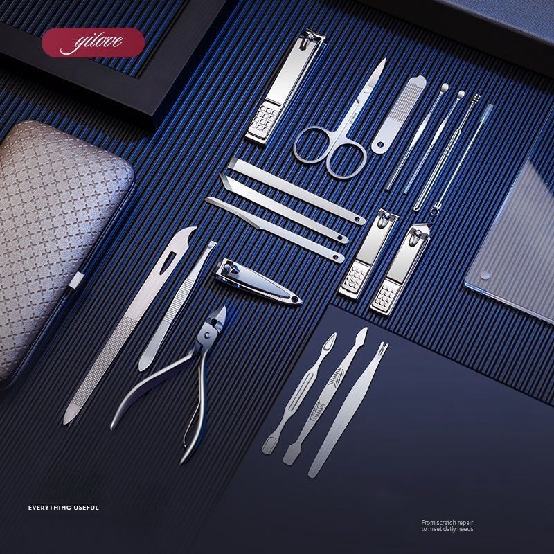 19 - piece nail clipper set