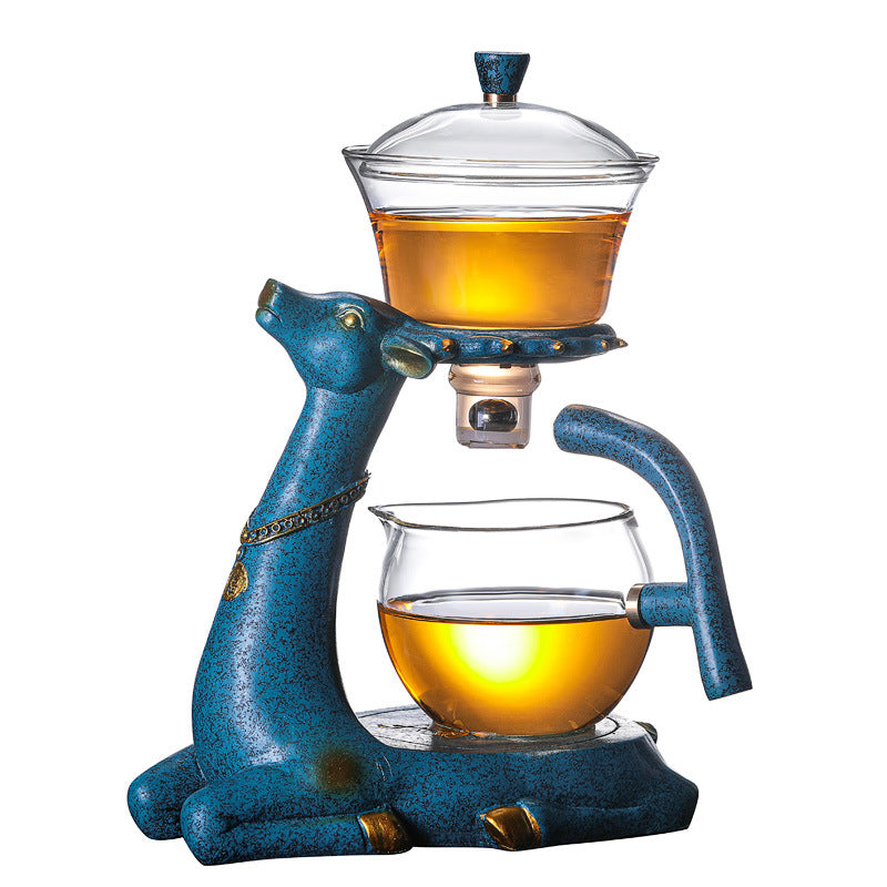 blue deer shaped water kettle