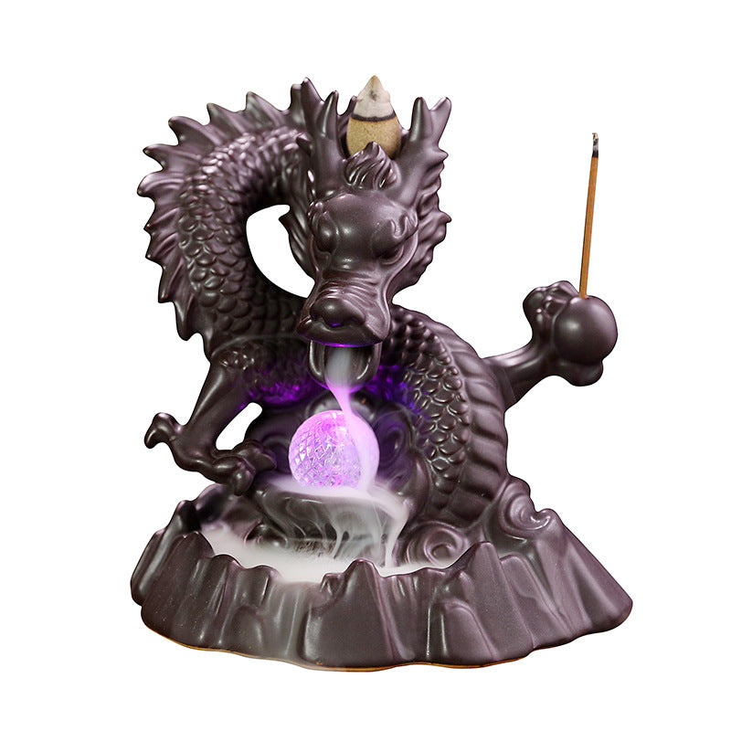 Dragon Chanting Reverse flow Incense(Includes a Pack of Incense Materials)