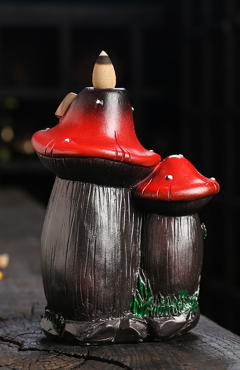 Mushroom House Reverse flow Incense(Includes a Pack of Incense Materials)