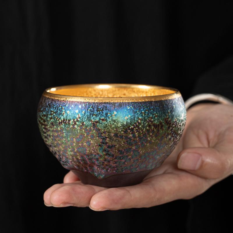 Golden Magic Tea Cup Tenmokus